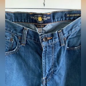 Lucky Brand TheArt of Blue‎ Jeans jeans  ,181 Relaxed Straight, size 31x32